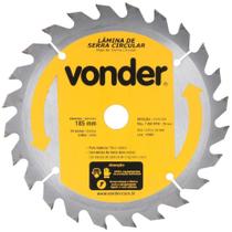 Disco de Corte Vonder Serra Circular Madeira 7.1/4" 185x20mm