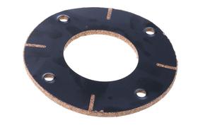 Disco de Cortiça com Chapinha 4 Furos Para motor industrial Disco de Cortiça com Chapinha 4 Furos Para motor industrial