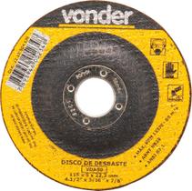 Disco De Desbaste 114,3x5,0x22,22 Para Aço Carbono Vda50 - V