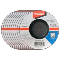 Disco de Desbaste 125X6.4X22mm Aço Makita D-19847 - 10 Unidades