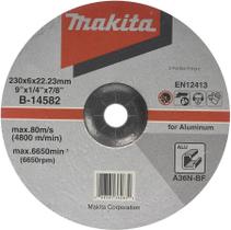 Disco de Desbaste 230X6.0X22mm para Alumínio Makita B-14582