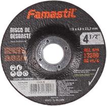 Disco de Desbaste 4.1/2”-115x4,8x22,2mm - FAMASTIL