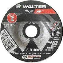 Disco de Desbaste 4.1/2" x 1/4" x 7/8" 08F460 - Walter