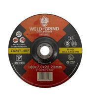Disco De Desbaste 7" 180x7x22mm Pró Grind ZA SC Weld - Unica Unico