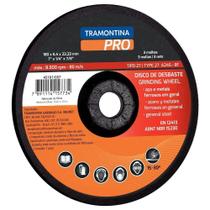Disco De Desbaste 7" Para Aços E Metais Ferrosos Em Geral Tramontina Pro Tramontina