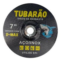 Disco De Desbaste 7'' Polegadas Metal Inox Tubarão