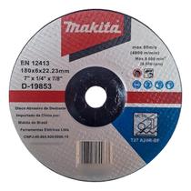 Disco De Desbaste Abrasivo 7x 1/4 X 7/8 A24r Makita 5 Peças
