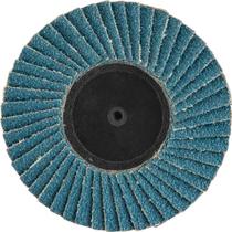 Disco de Desbaste/Acabam. Flap-Disc 3" óxido de zircônio Grão80 p/ Sistema de Encaixe Rápido VONDER