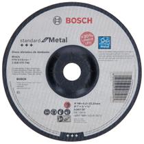 Disco de Desbaste Bosch Standard for Metal 180x6,0mm centro deprimido Disco de Desbaste Bosch Standard for Metal 180x6,0mm centro deprimido