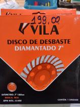 Disco de desbaste diamantado 7"" vila Disco de desbaste diamantado 7"" vila