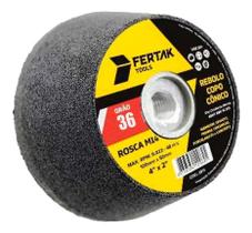 Disco de Desbaste Fertak 100mm Copo Cônico Abrasivo Grão 36 Porcelanato Fertak Disco de Desbaste Fertak 100mm Copo Cônico Abrasivo Grão 36 Porcelanato Fertak