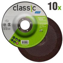 Disco de Desbaste Metal 4.1/2 POL x 6,4 MM Furo 7/8 POL Classic Kit 10 Peças NORTON