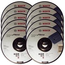 Disco de Desbaste Metal 7 POL x 1/4 POL Furo 7/8 POL Standard com 10 Peças BOSCH