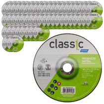Disco de Desbaste Metal 7 POL x 6.4 MM Furo 7/8 POL Classic Kit 50 Peças NORTON