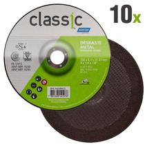 Disco de Desbaste Metal 9 POL x 6,4 MM Furo 7/8 POL Classic Kit 10 Peças NORTON Disco de Desbaste Metal 9 POL x 6,4 MM Furo 7/8 POL Classic Kit 10 Peças NORTON
