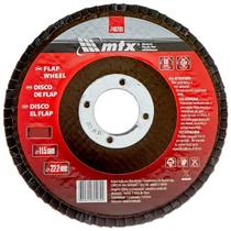 Disco de Desbaste MTX Tipo Flap 115x22mm 4.1/2" Grão 80 - Ref. 740299