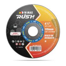 Disco de Desbaste para Aço 115 x 6.0 x 22.23mm Embalagem com 10 Unidades WMax 5986213151 Kit