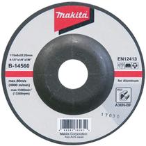Disco de Desbaste para Aluminio 115mm 4.1/2" Makita B-14560 - CAIXA COM 25 UNIDADES