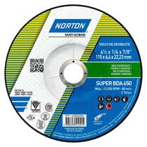 Disco de Desbaste para Ferro Fundido Norton 115x6,4x22,23mm - BDA650 Disco de Desbaste para Ferro Fundido Norton 115x6,4x22,23mm - BDA650
