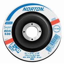 Disco de Desbaste para Inox 4.1/2" Norton 114,3x5,0x22,22m - BDA530 Disco de Desbaste para Inox 4.1/2" Norton 114,3x5,0x22,22m - BDA530