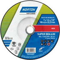 Disco de desbaste para inox 7" x 1/4" x 7/8" - BDA630 - Norton