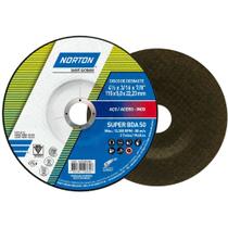 Disco de desbaste para metal 4.1/2 x 3/16 x 7/8" - Super - Norton