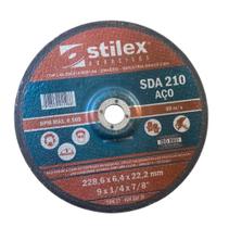 disco de desbaste stilex 9 x 6.4 x 22.23 mm sda 210 10 pcs