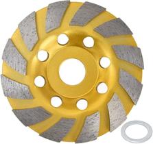 Disco de Desbaste Turbo 100mm para Concreto e Pedra Amarelo