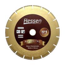 Disco de Diamante Allmetal 180mm x 22,2mm para Corte em Metais - Hessen