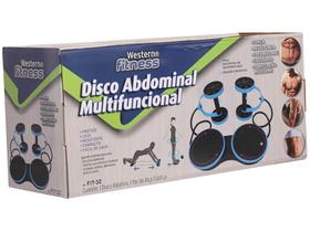 Disco de Equilíbrio com Pegada 41cm Western - Fitness Abdominal Multifuncional