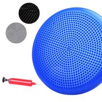 Disco De Equilíbrio Inflável Balance Almofada Cushion Pilates Yoga Fisioterapia Fitness 33cm com Bomba