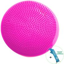 Disco de Equilíbrio Para Exercícios Inflável 33 cm Pink + Chaveiro CBRN16013 - COMMERCE BRASIL