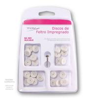 Disco De Feltro Impregnado 12mm C/24 Unidades - Tdv