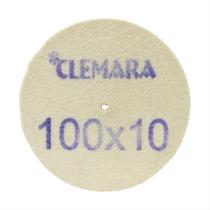 Disco de Feltro para Polimento Clemara (100x10)