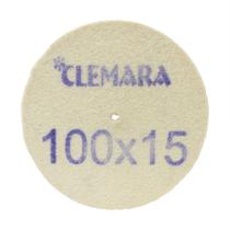 Disco de Feltro para Polimento Clemara (100x15) Disco de Feltro para Polimento Clemara (100x15)