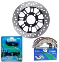 Disco de Freio Cg 150 Titan + Pastilhas e Lonas Cobreq