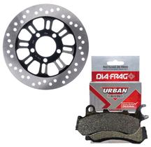 Disco de Freio Cg 160 Titan Cg 160 Fan Combi Brake 2018 A 2024 E Pastilhas Diafrag