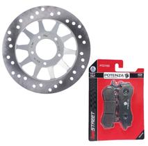 Disco de Freio Dianteiro 160 Bros Combi Brake 2018-2023 + Pastilhas Potenza Disco de Freio Dianteiro 160 Bros Combi Brake 2018-2023 + Pastilhas Potenza