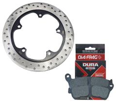 Disco de Freio Dianteiro Cb 300F Twister 2003-2024 Combi Brake + Pastilhas Diafrag