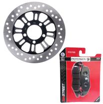 Disco de Freio Dianteiro Cg 150 Titan / Cg 150 Sport / Cg 150 Start + Pastilhas Potenza Disco de Freio Dianteiro Cg 150 Titan / Cg 150 Sport / Cg 150 Start + Pastilhas Potenza