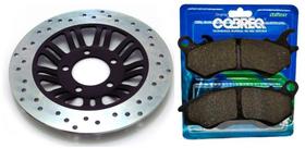 Disco de Freio Dianteiro Cg Titan 160 Combi Brake + Pastilhas Cobreq Disco de Freio Dianteiro Cg Titan 160 Combi Brake + Pastilhas Cobreq