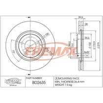 Disco de freio Dianteiro Chrysler Pt Cruiser 2001 a 2010