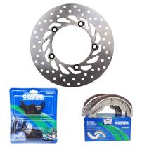 Disco de Freio Dianteiro Fazer 150 2016 A 2025 E Pastilhas E Lonas Cobreq