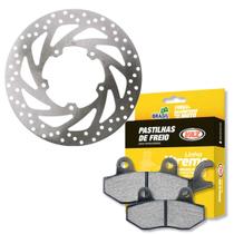 Disco de Freio Dianteiro Fazer 250 2005 A 2015 Com Pastilhas Vaz