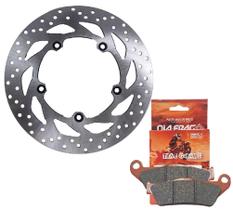 Disco de Freio Dianteiro Fz15 150 Abs + Pastilhas Cerâmica Diafrag