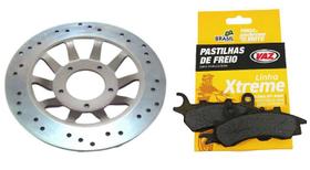Disco de Freio Dianteiro Honda NXR 160 Bros ESSD com Freio Combinado CBS 2018 2019 2020 2021 + Pastilha Disco de Freio Dianteiro Honda NXR 160 Bros ESSD com Freio Combinado CBS 2018 2019 2020 2021 + Pastilha