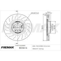 Disco de freio Dianteiro Mercedes Benz Ml-Class 2006 a 2013