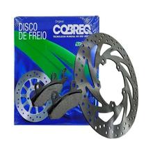 Disco De Freio Dianteiro + Pastilha Fazer 250 ate 2015
