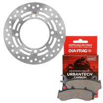 Disco de Freio Dianteiro Pcx 150 Combi Brake 2019 A 2022 Pastilhas Diafrag