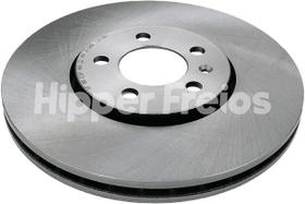 Disco de Freio Dianteiro Ventilado A1 A3 Cordoba Ibiza Leon Toledo Fabia Octavia Roomster Bora Golf New Beetle Polo 1996 em diante MDS D35